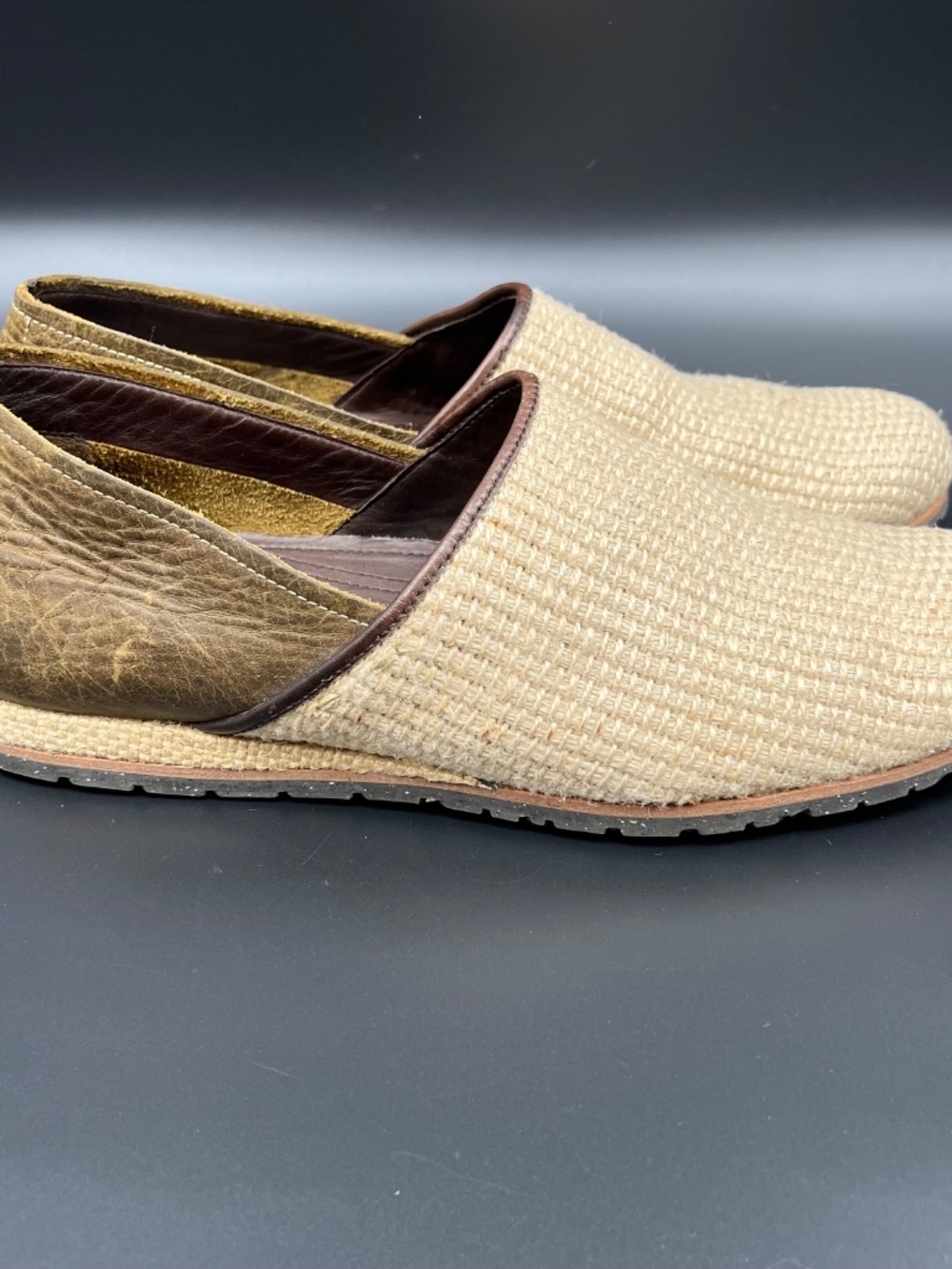 Vintage Cole Haan Nike Air Woven Hemp Loafers Slip-On Men's Size 13M Rare - Picture 2 of 10